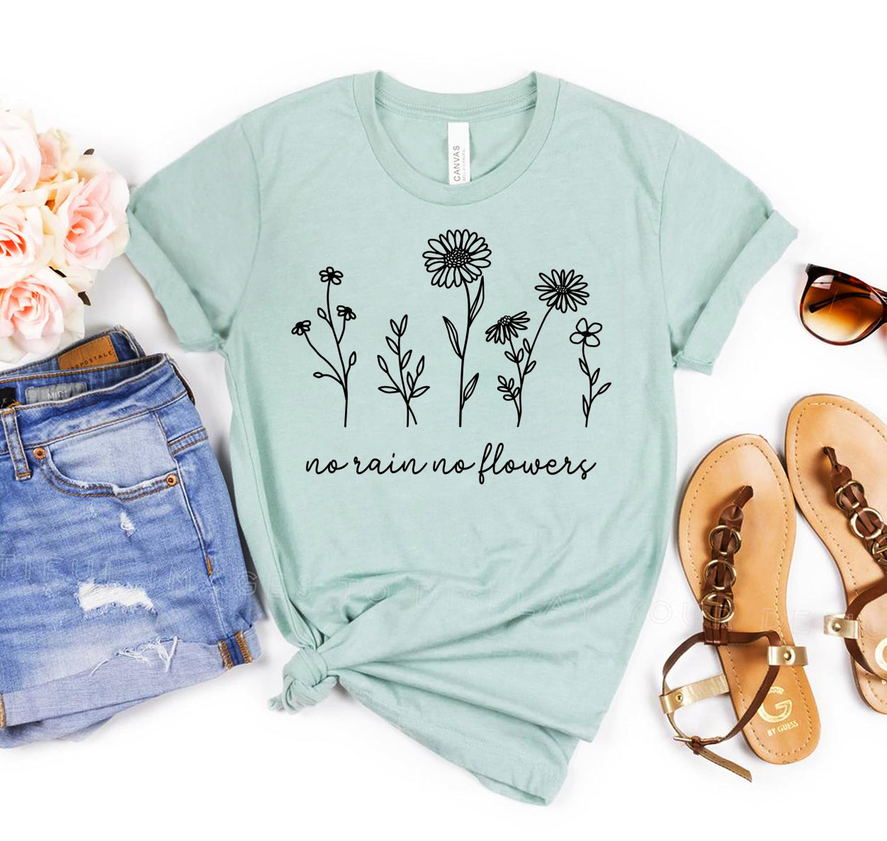 No Rain No Flowers T-shirt